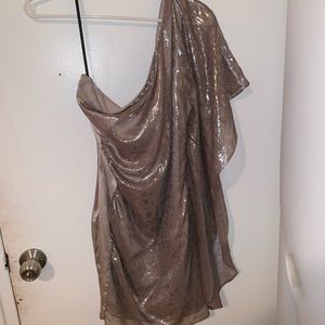 Bebe one shoulder dress